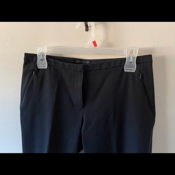 Elie Tahari - Black, Straight Leg Pant - Picture 4 of 9